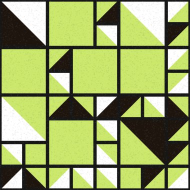 Soyut Geometrik Desen, üretken hesaplayıcı sanat vektörü çizimi