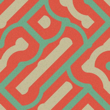 Soyut Geometrik Desen üretken hesaplama sanatı çizimi