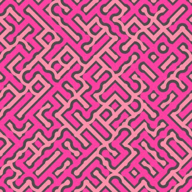 Soyut Geometrik Desen üretken hesaplama sanatı çizimi