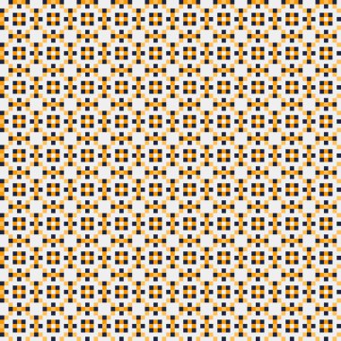 Soyut çapraz desenli üretken hesaplama sanatı çizimi