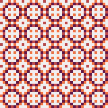 Soyut çapraz desen, üretken hesaplama sanatı illüstrasyonu  