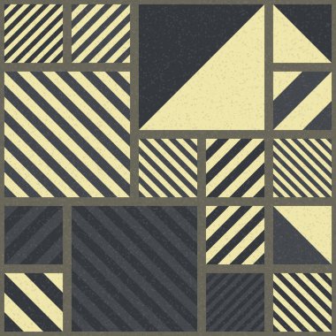 Soyut Geometrik Desen, üretken hesaplayıcı sanat vektörü çizimi