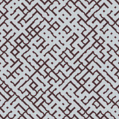 Soyut Geometrik Desen üretken hesaplama sanatı çizimi