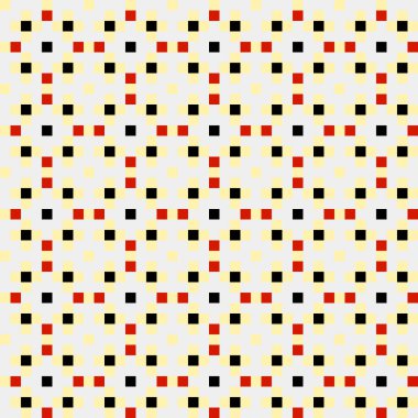 Soyut çapraz desenli üretken hesaplama sanatı çizimi