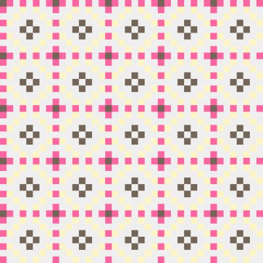 Soyut çapraz desen, üretken hesaplama sanatı illüstrasyonu 