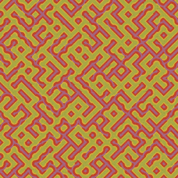 Soyut Geometrik Desen üretken hesaplama sanatı çizimi