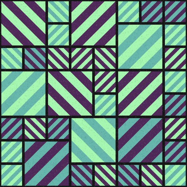 Absztrakt Geometriai Minta Generatív Számítógépes Művészeti Vektor Illusztráció — Stock Vector