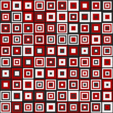 Soyut Geometrik Desen üretken hesaplama sanatı çizimi