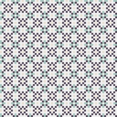 Soyut çapraz desen, üretken hesaplama sanatı illüstrasyonu  