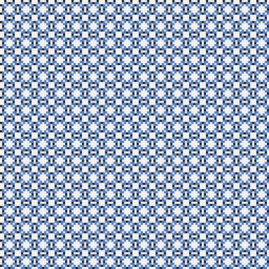 Soyut çapraz desenli üretken hesaplama sanatı çizimi