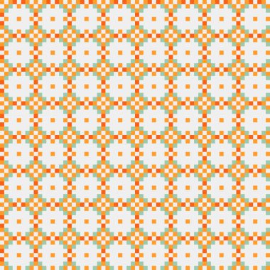 Soyut çapraz desenli üretken hesaplama sanatı çizimi