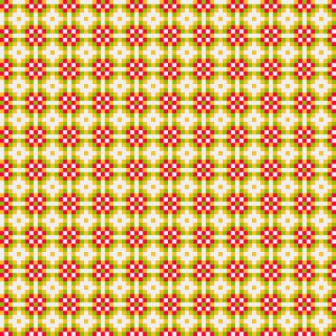 Soyut çapraz desenli üretken hesaplama sanatı çizimi