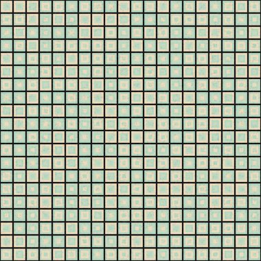 Soyut Geometrik Desen üretken hesaplama sanatı çizimi