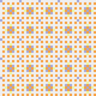 Soyut çapraz desenli üretken hesaplama sanatı çizimi