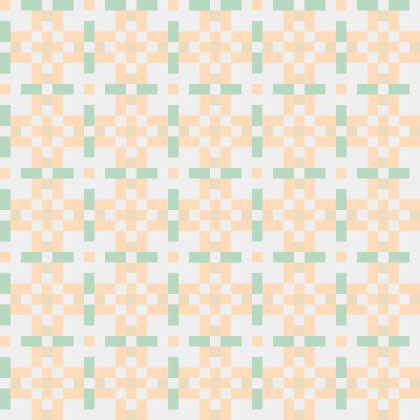 Soyut çapraz desenli üretken hesaplama sanatı çizimi