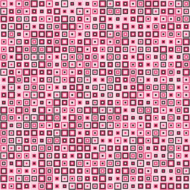 Soyut Geometrik Desen üretken hesaplama sanatı çizimi