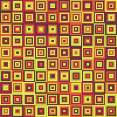 Soyut Geometrik Desen üretken hesaplama sanatı çizimi