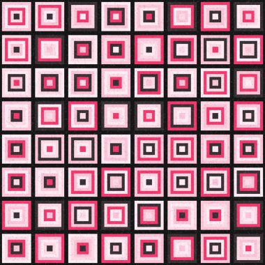 Soyut Geometrik Desen üretken hesaplama sanatı çizimi