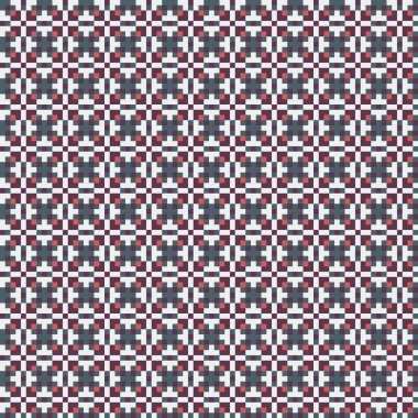 Soyut çapraz desenli üretken hesaplama sanatı çizimi