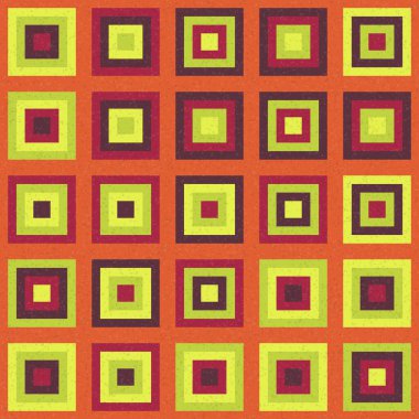 Soyut Geometrik Desen üretken hesaplama sanatı çizimi