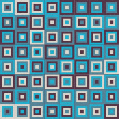 Soyut Geometrik Desen üretken hesaplama sanatı çizimi