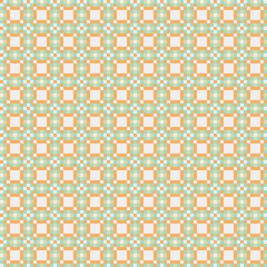 Soyut çapraz desenli üretken hesaplama sanatı çizimi