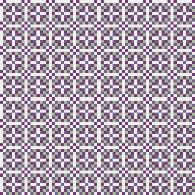 Soyut çapraz desenli üretken hesaplama sanatı çizimi