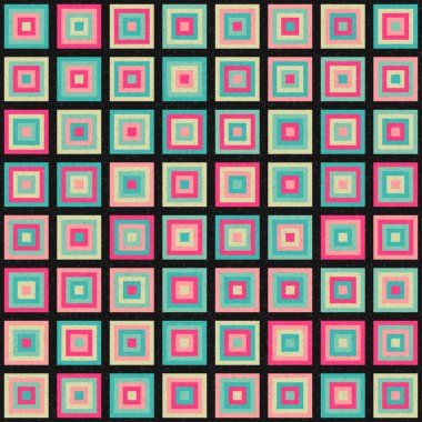 Soyut Geometrik Desen üretken hesaplama sanatı çizimi