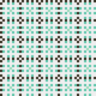 Soyut çapraz desenli üretken hesaplama sanatı çizimi