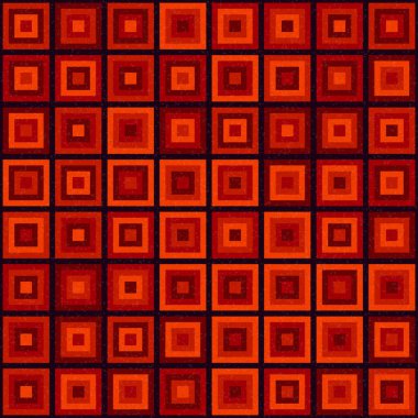 Soyut Geometrik Desen üretken hesaplama sanatı çizimi