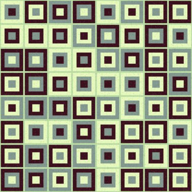 Soyut Geometrik Desen üretken hesaplama sanatı çizimi