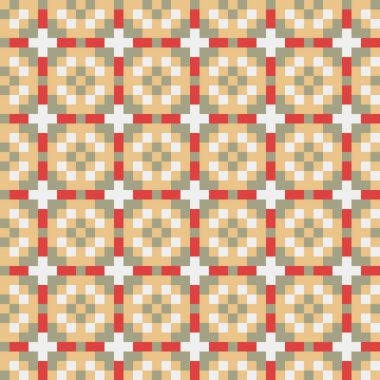 Soyut çapraz desenli üretken hesaplama sanatı çizimi