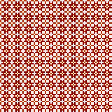 Soyut çapraz desenli üretken hesaplama sanatı çizimi