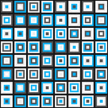 Soyut Geometrik Desen üretken hesaplama sanatı çizimi