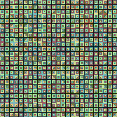 Soyut Geometrik Desen üretken hesaplama sanatı çizimi