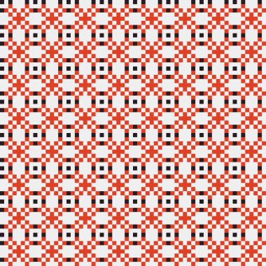 Soyut çapraz desenli üretken hesaplama sanatı çizimi