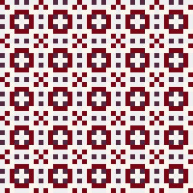 Soyut çapraz desenli üretken hesaplama sanatı çizimi