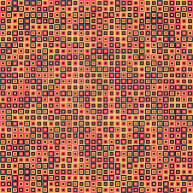 Soyut Geometrik Desen üretken hesaplama sanatı çizimi