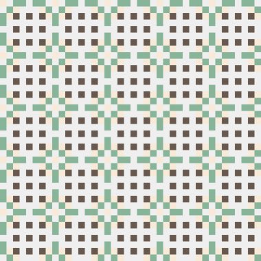 Soyut çapraz desenli üretken hesaplama sanatı çizimi