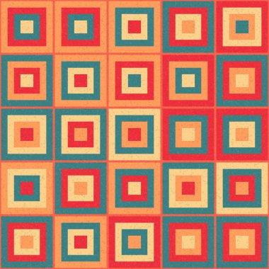 Soyut Geometrik Desen üretken hesaplama sanatı çizimi