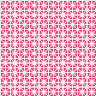 Soyut çapraz desenli üretken hesaplama sanatı çizimi