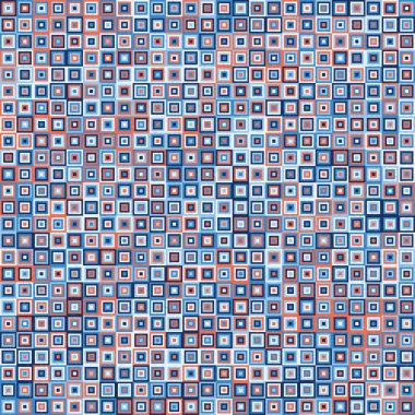 Soyut Geometrik Desen üretken hesaplama sanatı çizimi