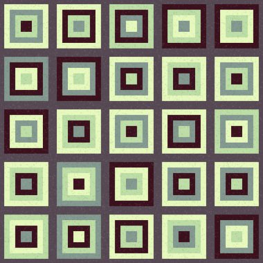 Soyut Geometrik Desen üretken hesaplama sanatı çizimi