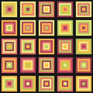 Soyut Geometrik Desen üretken hesaplama sanatı çizimi