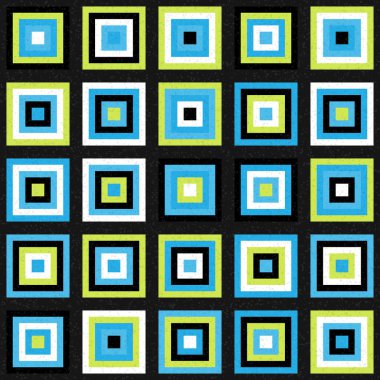 Soyut Geometrik Desen üretken hesaplama sanatı çizimi