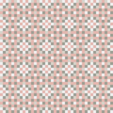 Soyut çapraz desenli üretken hesaplama sanatı çizimi