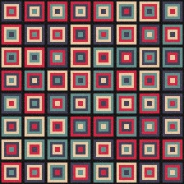 Soyut Geometrik Desen üretken hesaplama sanatı çizimi