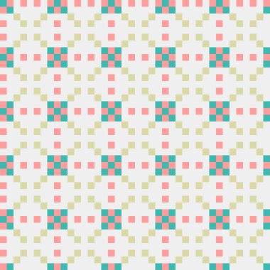 Soyut çapraz desenli üretken hesaplama sanatı çizimi