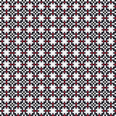 Soyut çapraz desenli üretken hesaplama sanatı çizimi