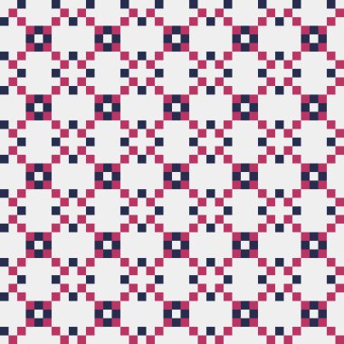 Soyut çapraz desenli üretken hesaplama sanatı çizimi